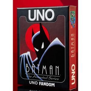 UNO Fandom Batman Animated Series Heroes & Villains Mattel Creations MINT